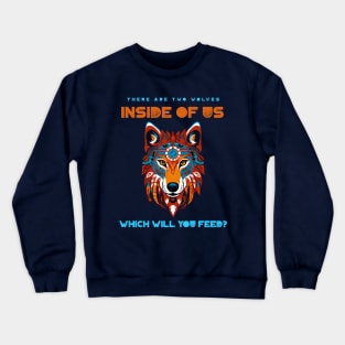 Howling wolf t shirt Crewneck Sweatshirt